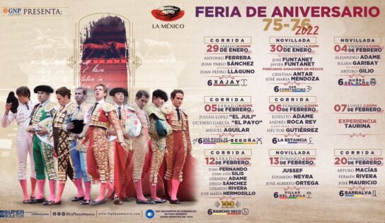Destacan ‘El Juli’ y Roca Rey en feria de doble aniversario en La Plaza México