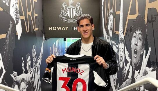 Santiago Muñoz debuta con Newcastle United Sub 23