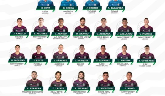 Selección presenta lista de convocados para eliminatoria rumbo a Qatar
